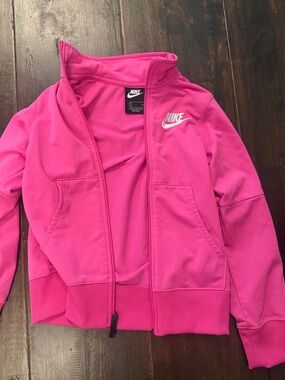 Nike Hot Pink Full-Zip Kids Jacket
